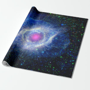 Helix Nebula Ultraviolet Eye of God Space Photo Wrapping Paper