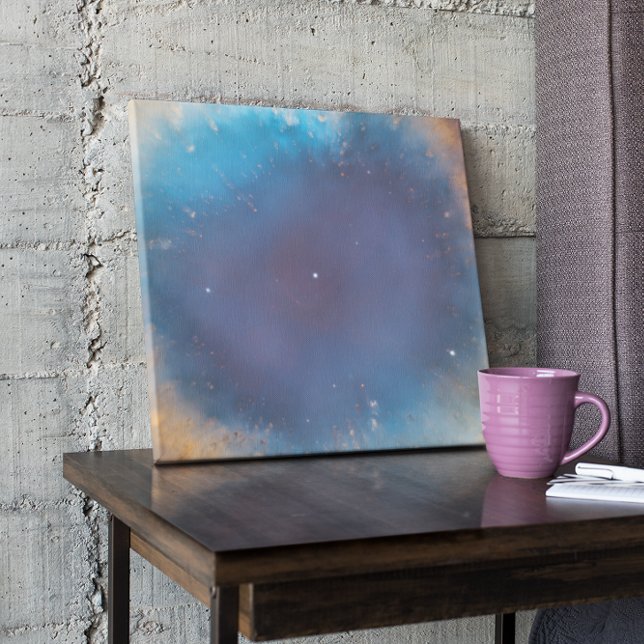 Helix Nebula's Eye Wrapped Canvas Print (Creator Uploaded)