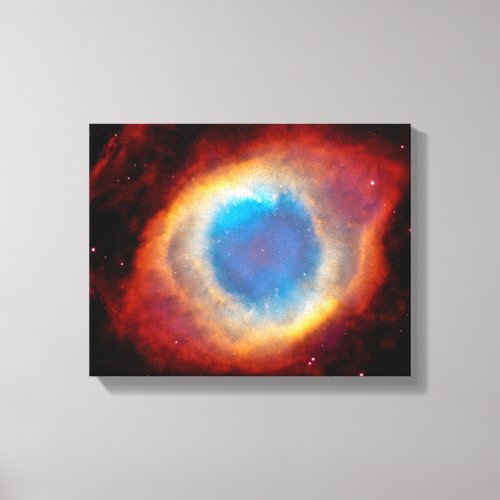Helix Planetary Nebula NGC 7293 _ Eye of God Canvas Print