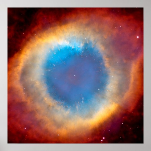 Helix Planetary Nebula NGC 7293 - Eye of God Poste Poster (Front)