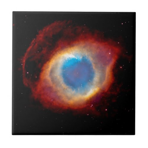 Helix Planetary Nebula NGC 7293 _ Eye of God Tile