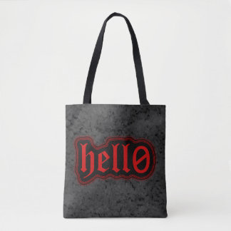 hell0 Tote Bag