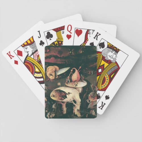 hell by hieronymus bosch playing cards