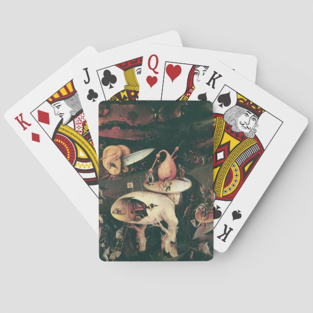 hell by hieronymus bosch poker cards (Back)