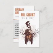 Hell Cyclist Extreme Sports | Professional Business Card at Zazzle