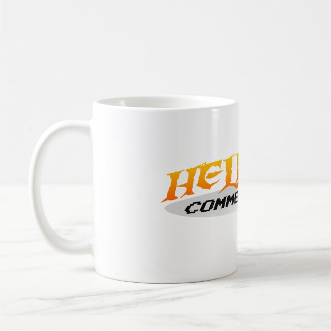HELL FIRE COMMENTARY MUG (Left)