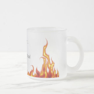 Hell Frosted Glass Coffee Mug
