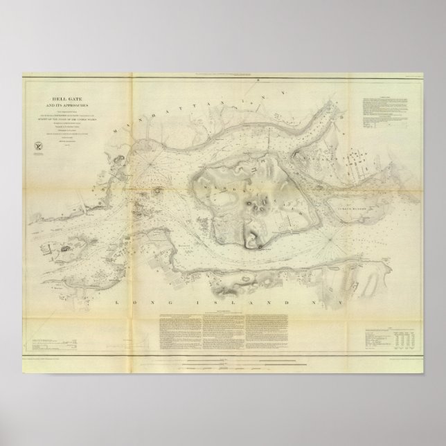 Hell Gate & approaches Poster (Front)