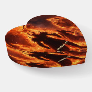 Hell- Heart Shape Paperweight