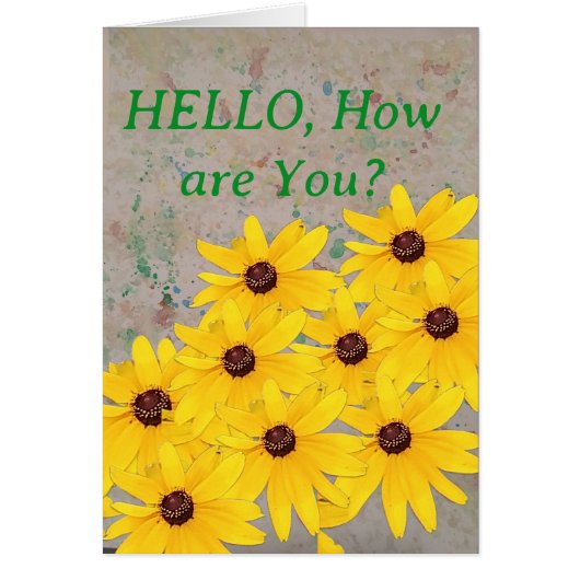 Hell, How are You greeting card (Front)