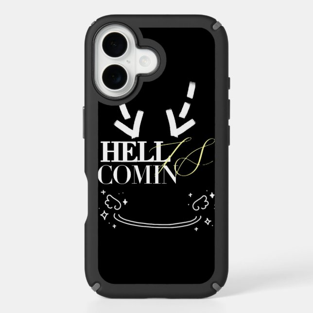 Hell Is Comin Speck iPhone Case (Front)