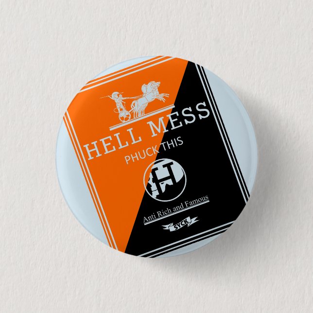 HELL MESS BUTTON (Front)