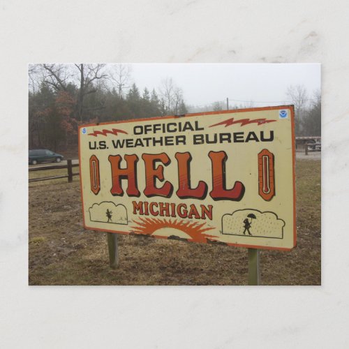Hell Michigan Postcard