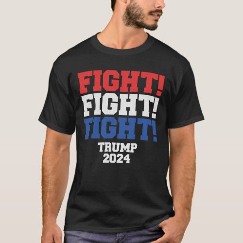 Hell never stop fighting to Save America Trump 24 T_Shirt