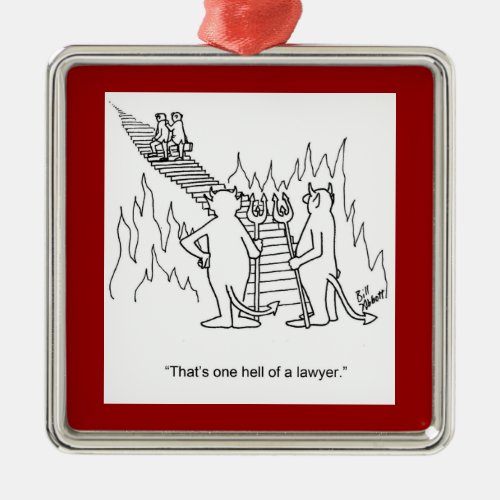 Hell Of A Lawyer Ornament