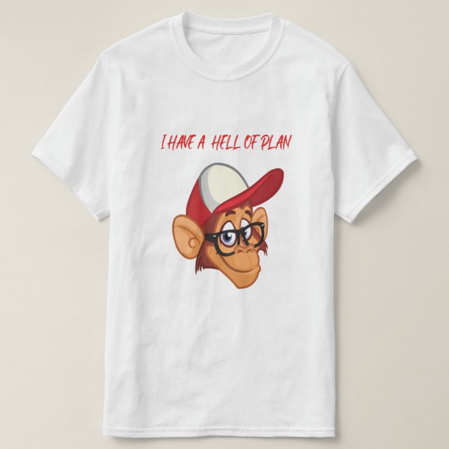 Hell of monkey T-Shirt (Design Front)