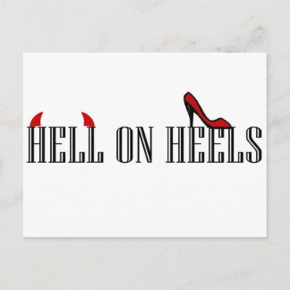 Hell On Heels Postcard