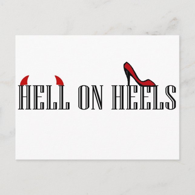 Hell On Heels Postcard (Front)