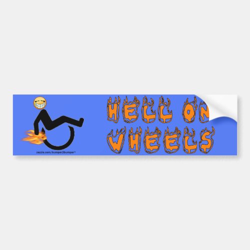 Hell On Wheels Bumper Sticker