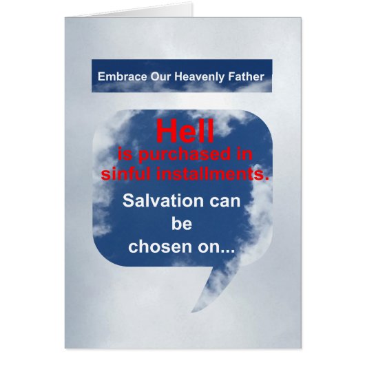 Hell Purchased On Installment Cards (Front)