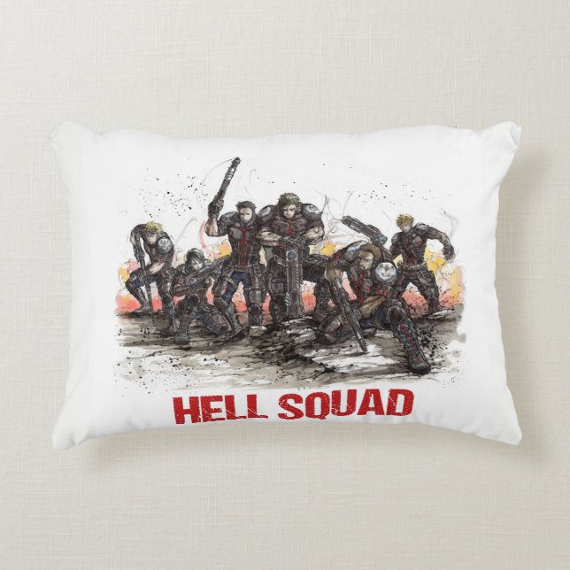 Hell Squad Accent Pillow (Front)