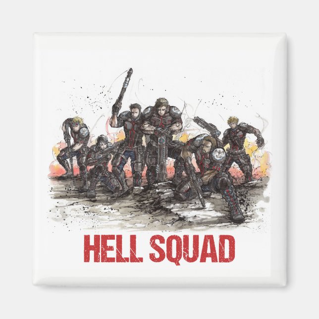 Hell Squad Magnet (Front)