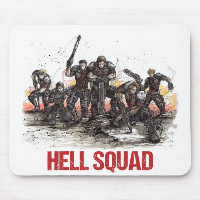 Hell Squad Mouse Pad (Front)