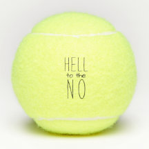 Hell to the NO Funny Typography