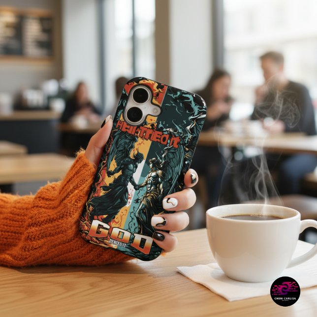 Hell Tried It God Denied It Christian Faith Case-Mate iPhone Case (They see the case. They don’t see the battles.)