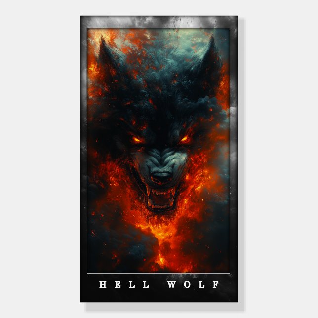 hell wolf foam board (Front)