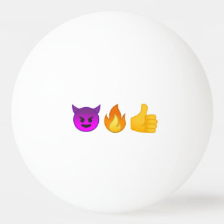 Hell Yeah! Emoji 3-Star Ping Pong Ball