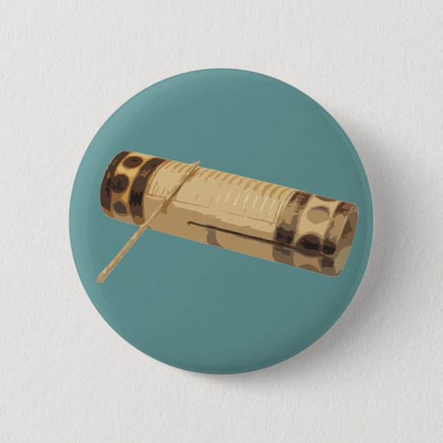 Hell Yeah, I Play The Guiro! Button (Front)