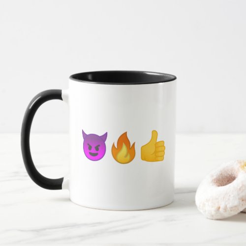Hell Yeah  Personalized Emoji Coffee Mug