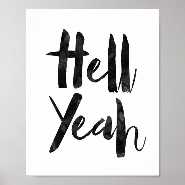 Hell Yeah Poster (Front)