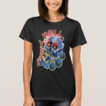Hell Yeah Skull And Flowers T-Shirt
