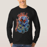 Hell Yeah Skull And Flowers T-Shirt