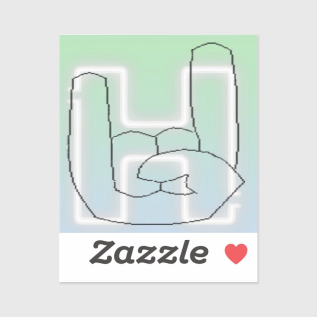 Hella Button Sticker (Sheet)