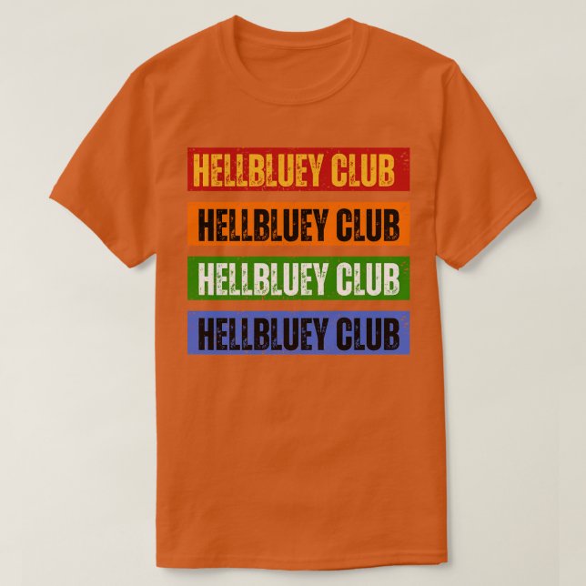 hellbluey club bluey T-Shirt (Design Front)