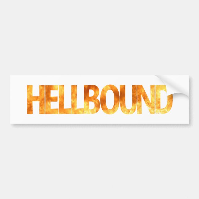 Hellbound Bumper Sticker (Front)
