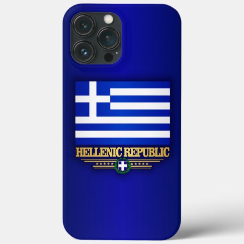 Hellenic Republic Greece iPhone 13 Pro Max Case