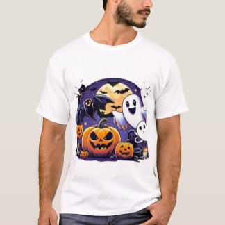 hellewen day design ghost T-Shirt