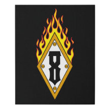 Hellfire 8 Wrapped Canvas Print