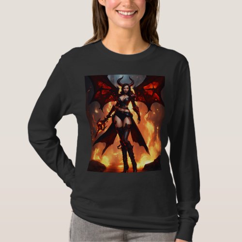  Hellfire Apparel Death Metal Demon Tee T_Shirt