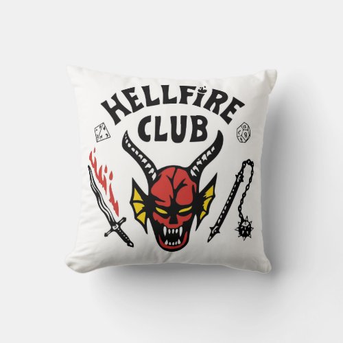 Hellfire club throw pillow