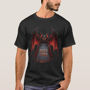 Hellfire Red Guardian: "OZZY LIVES T-Shirt