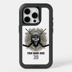 Hellish Hockey Goalie iPhone 15 Pro Case