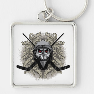 Hellish Hockey Goalie Keychain
