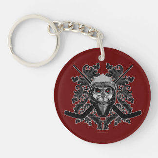 Hellish Hockey Goalie Keychain
