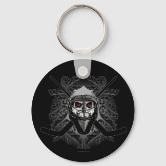 Hellish Hockey Goalie Keychain