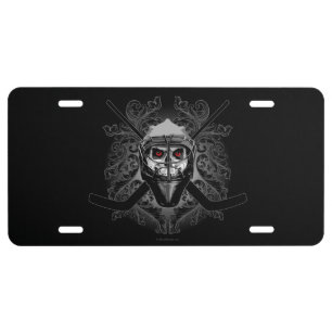 Hellish Hockey Goalie License Plate
